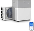 Midea PortaSplit-E Mobile Air Conditioner, Cooling A++/Heating A+, 12000 BTU 3.5 kW, Mini Split Air Conditioning, Peach, for Rooms up to 42 m² / 105 m³, Only 39 dB(A) in Silent Mode [Energy Class A++]