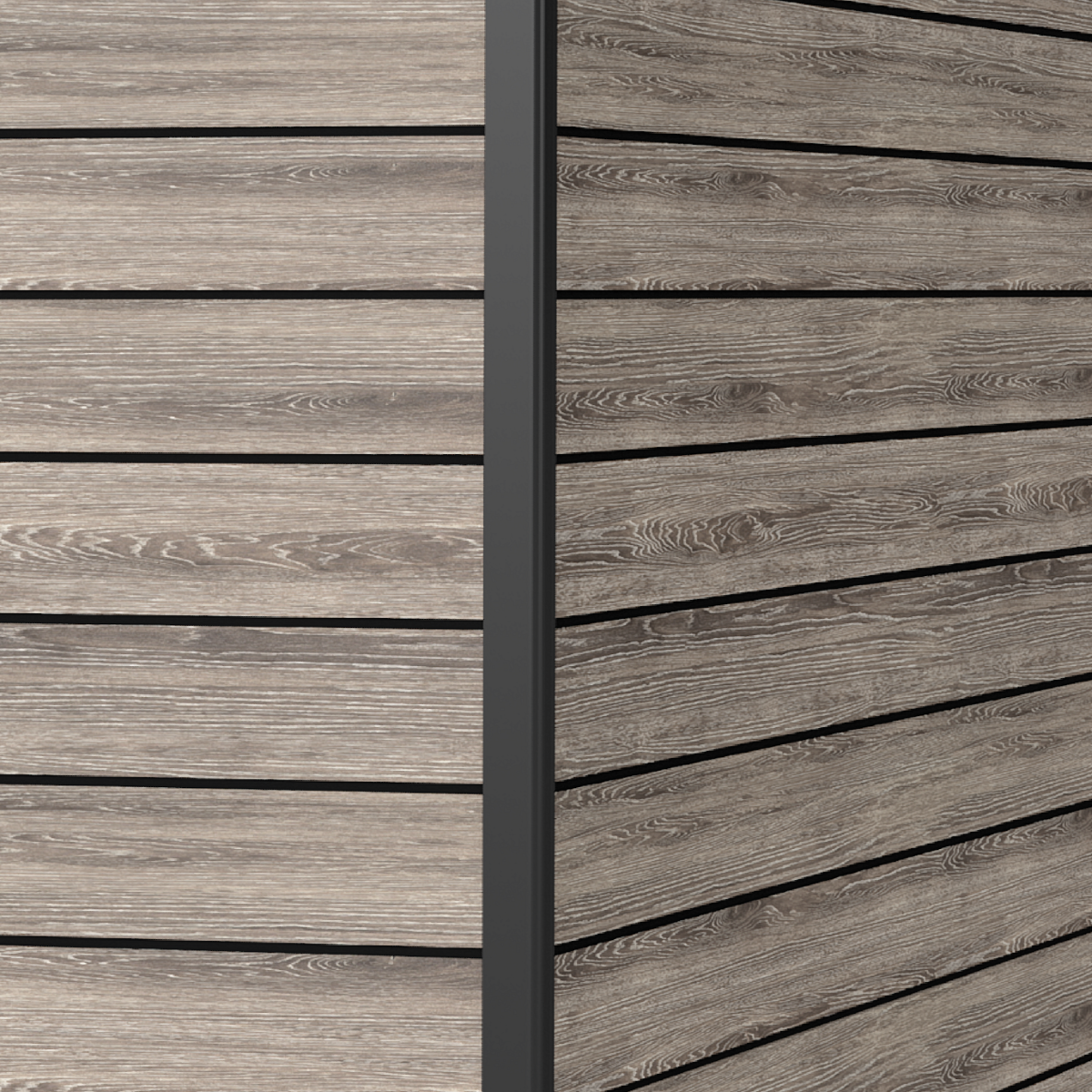 Pro Grade 7ft x 7ft Pent Roof Premium Plastic Garden Shed - Oak Woodgrain Texture